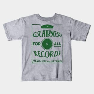 Schirmer Records Kids T-Shirt